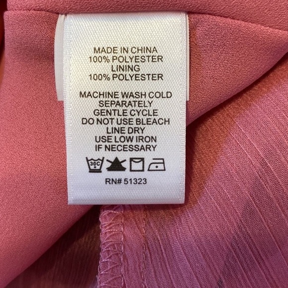 NWT CeCe Sweet Rose Halter Neck Asymmetrical Ruffle Hem Midi Dress 2 - Picture 16 of 16